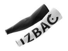 Charger l&#39;image dans la galerie, Manchons IZBAC Black White Big Logo
