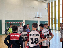 Charger l&#39;image dans la galerie, Maillot Homme Blanc Rouge Comité Gironde Handball FERNANDEZ x IZBAC
