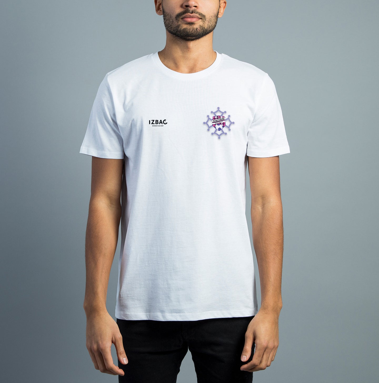 Tee-shirt Blanc Homme Toulouse Footgolf Family